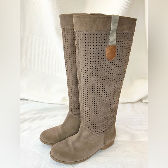 Suede Leather Riding Boots - Picture 5 of 15